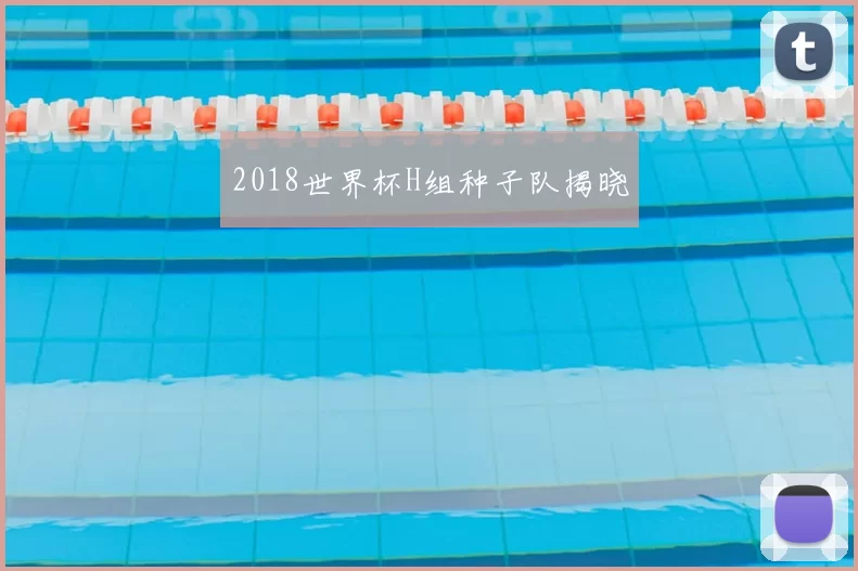 2018世界杯H组种子队揭晓