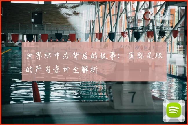 世界杯申办背后的故事:国际足联的严苛条件全解析